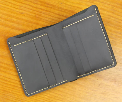 Handmade Vintage Crazy Horse Wallet Genuine Leather