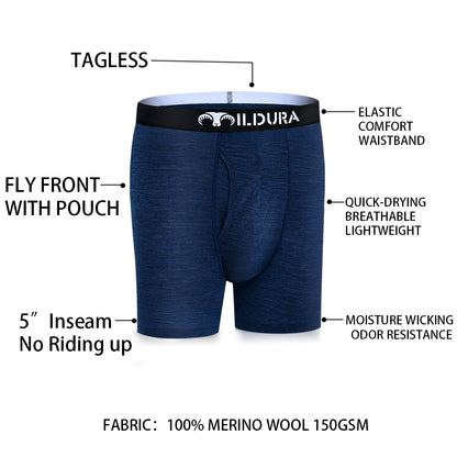 Men's Underwear 100% Merino Wool