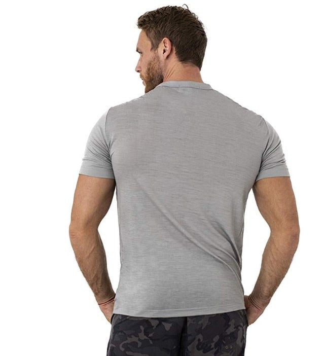 Short Sleeved Shirt 100% Soft Merino Wool