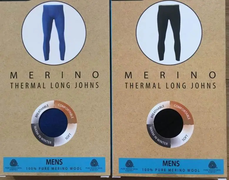 Baselayer Men's 100% Merino Wool Leggings