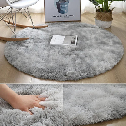 Ultra Soft Plush Round Rug