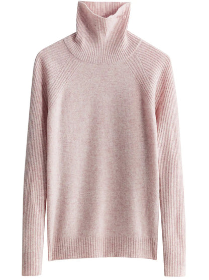 Cashmere Women's Sweater Knitted 100% Merino Wool