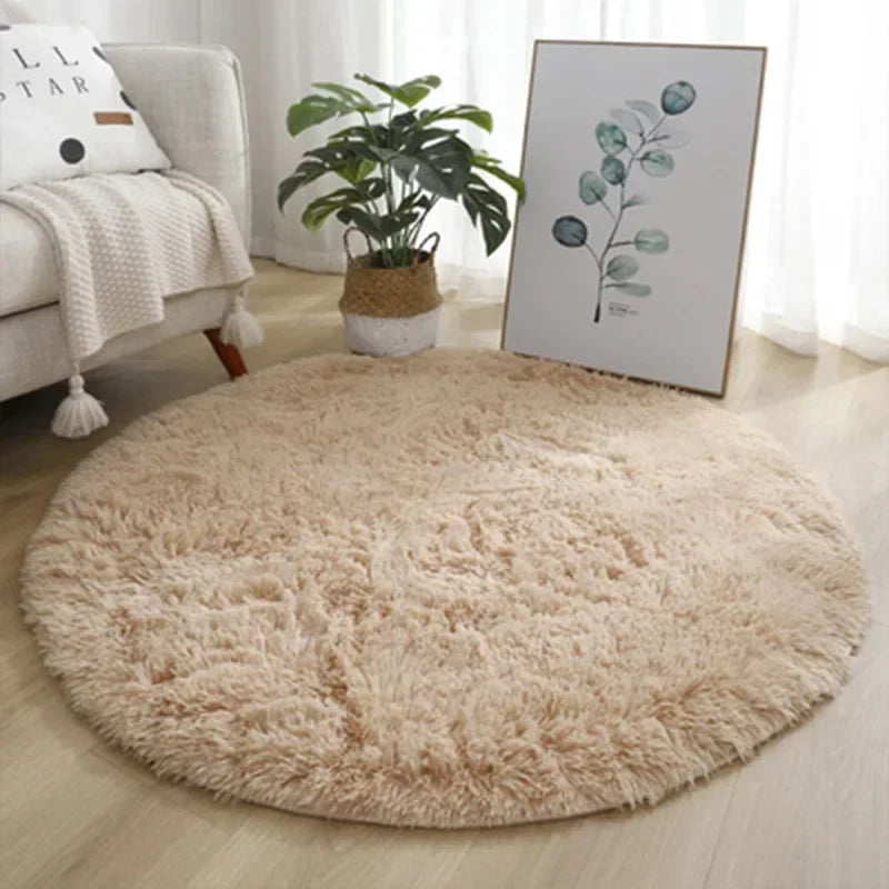 Ultra Soft Plush Round Rug