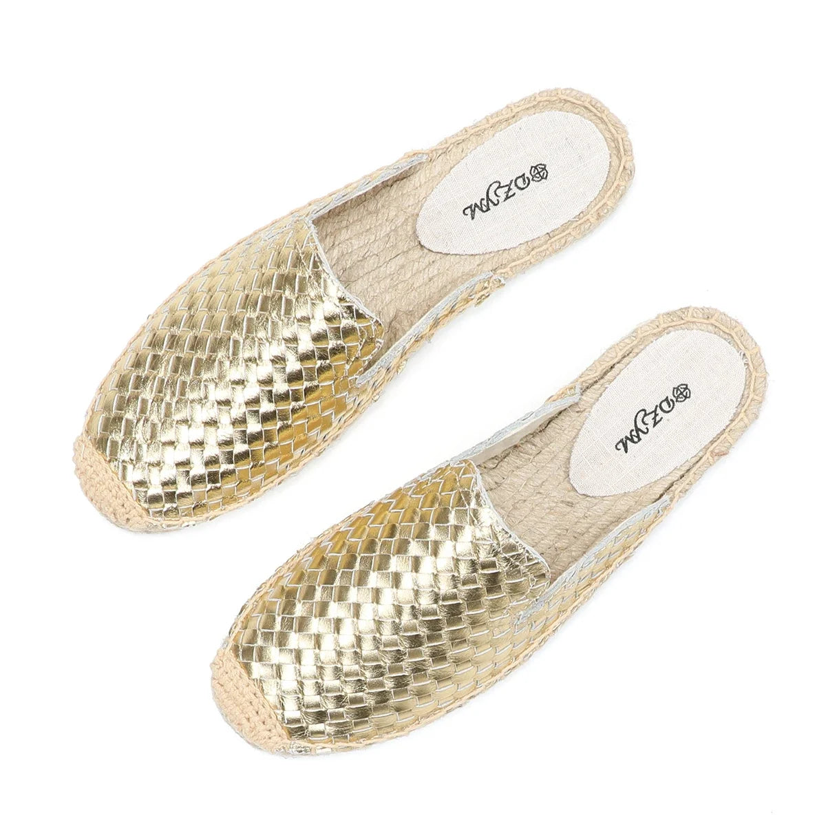 Genuine Leather Flat Mules