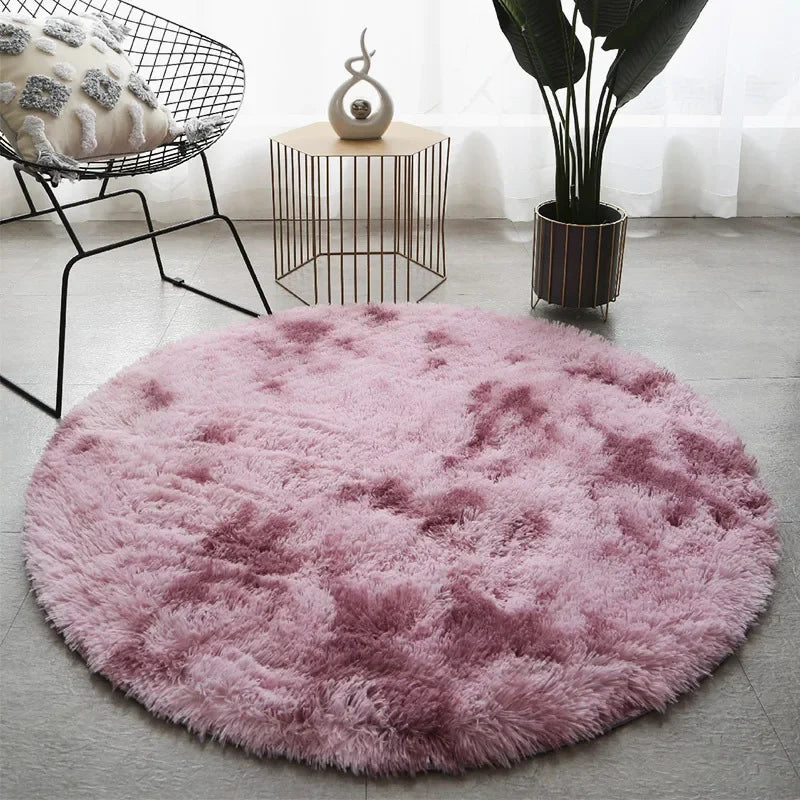 Ultra Soft Plush Round Rug