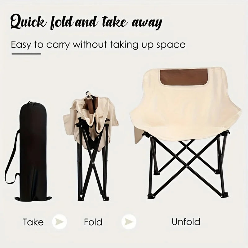 Foldable Outdoor Chair Oxford Cloth