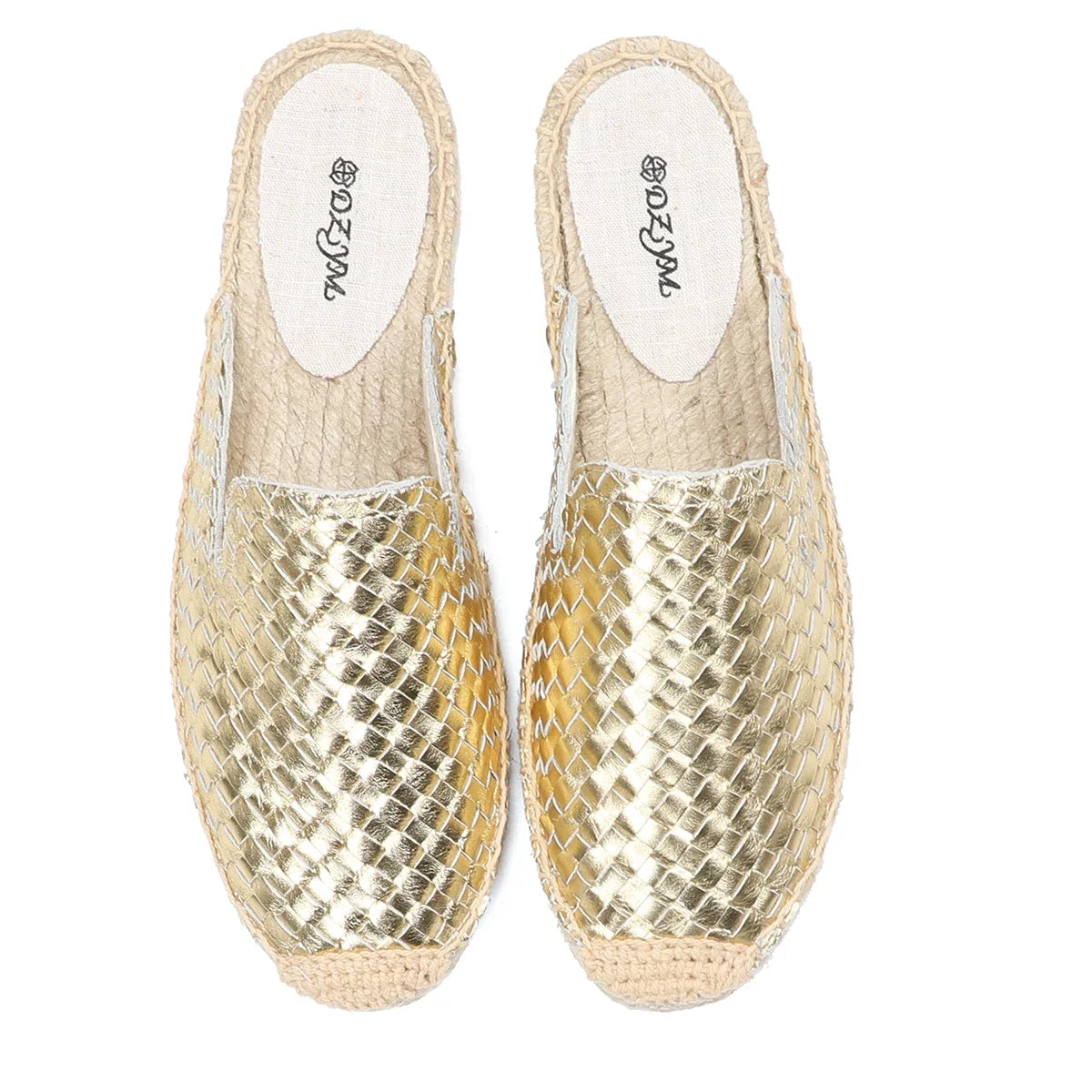 Genuine Leather Flat Mules