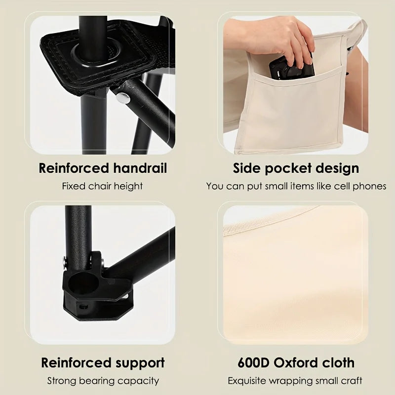 Foldable Outdoor Chair Oxford Cloth