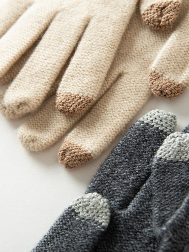 Women's 100% Cashmere Stylish Gloves