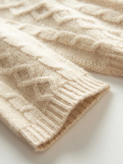 Women's 100% Cashmere Stylish Gloves