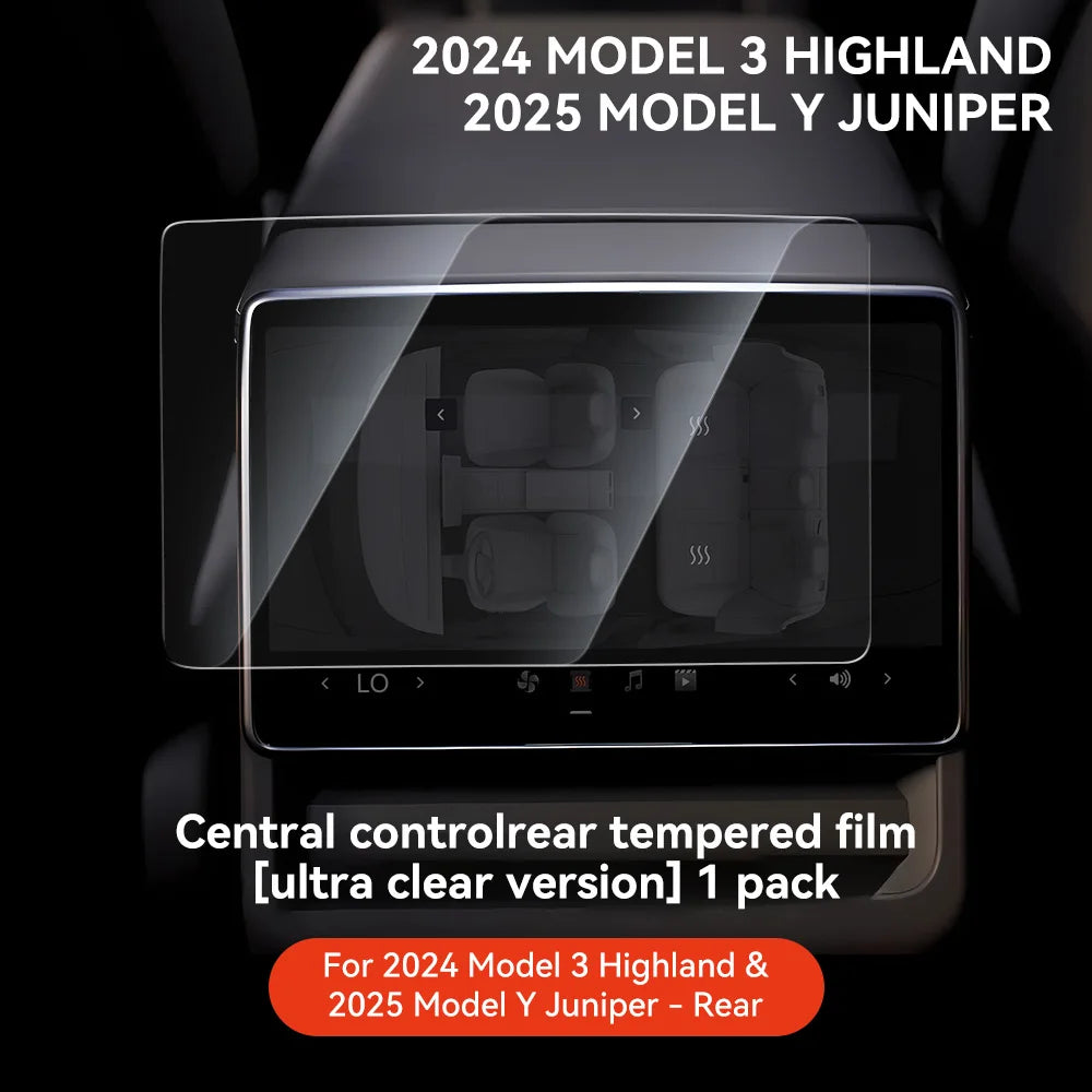 YZ For NOPE Tesla Model 3 Y Highland 2025 Tempered Glass Film Protector Matte Glare HD Center Control Touch Screen Film Protection