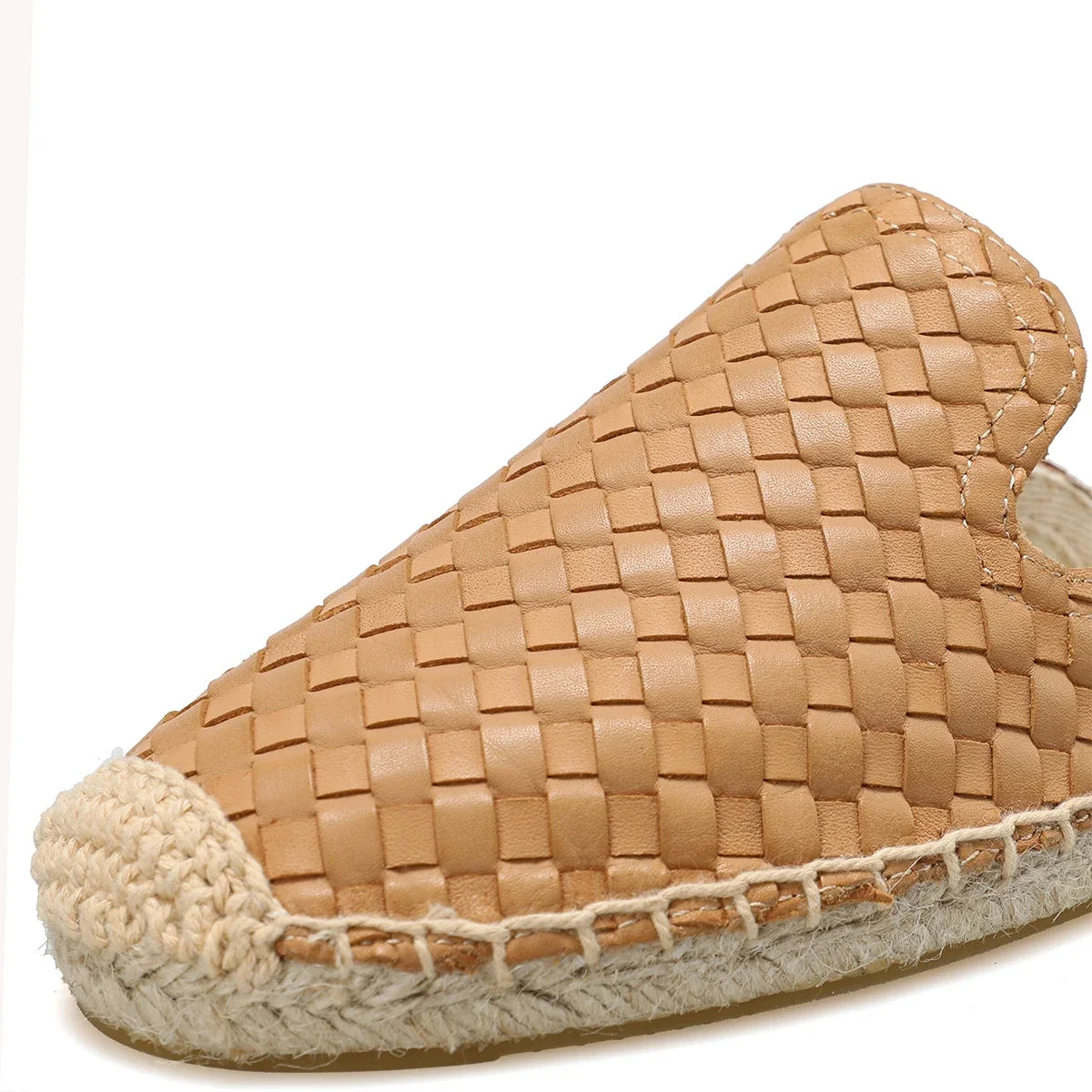 Genuine Leather Flat Mules