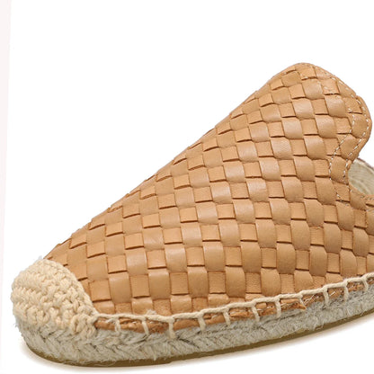 Genuine Leather Flat Mules